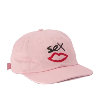 Sex Skateboards Sex Logo 6 Panel Cap (Pink)