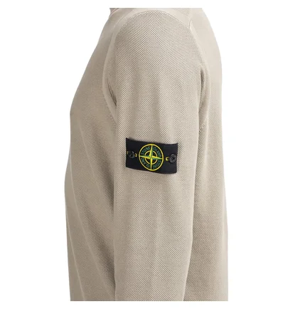 Stone Island Pigment DYE Knit Pullover (Dunkelbeige)