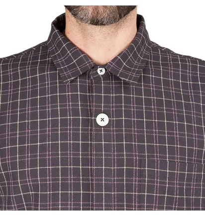 Stüssy Big Button Plaid LS Shirt (Multi)