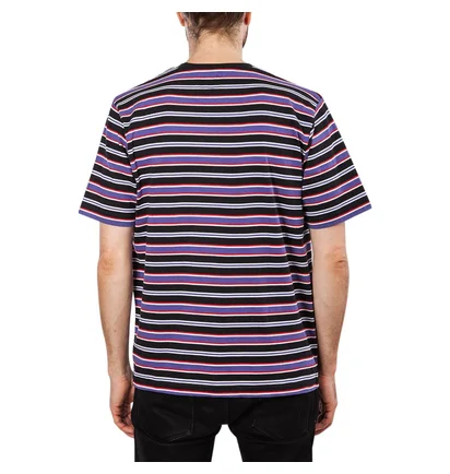 Stüssy Dennis Stripe Crew (Schwarz)