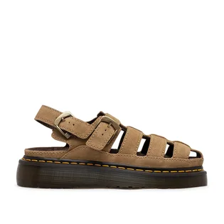Dr. Martens Wrenlie Bronx Wildleder Fisherman Sandalen (Beige)