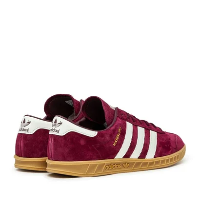 adidas Hamburg (Weinrot / Weiß / Gum)