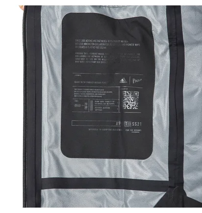 adidas Parley Myshelter Rain Jacket (Schwarz)