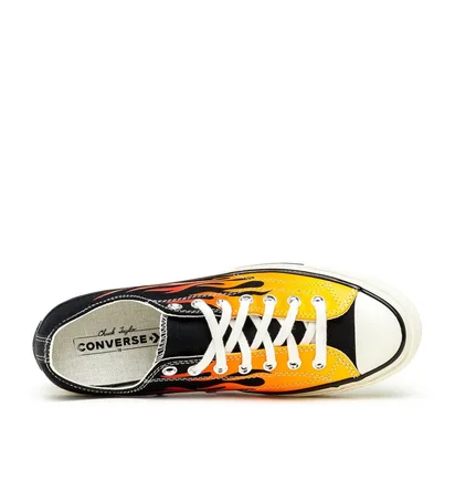 Converse Archive Print Chuck 70 Low (Schwarz / Rot / Orange)