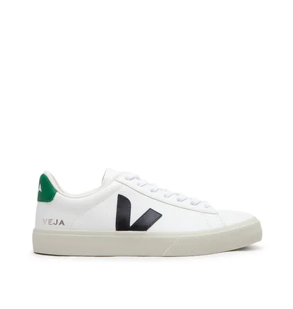 Veja WMNS Campo Chromefree Leather (Weiß / Schwarz / Grün)