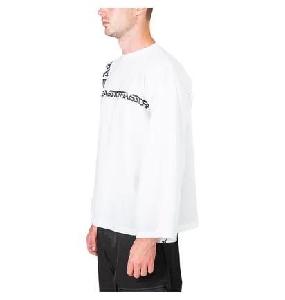 Flagstuff 'Big Line' L/S Tee (Weiß)
