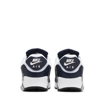 Nike Air Max 90 (Weiß / Grau / Dunkelnavy)