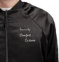 P.A.M. Team Work Reversible Satin Jacket (Schwarz / Grau)