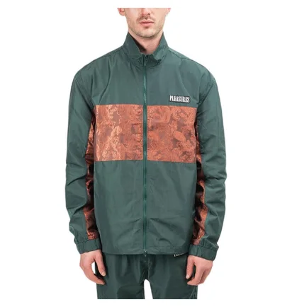 Pleasures Blast Track Jacket (Dunkelgrün)