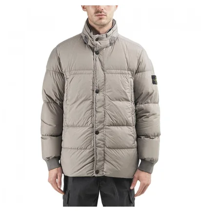 Stone Island Garment Dyed Crinkle Reps Down Jacket (Khaki)