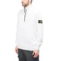 Stone Island Half Zip Sweatshirt (Weiß)