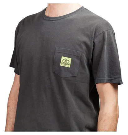 Stüssy Cherubs Pig. Dyed Pocket Tee (Schwarz)