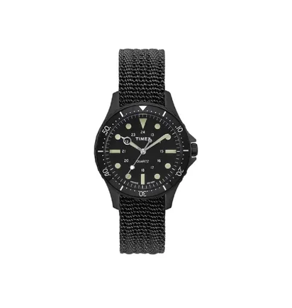 Timex Archive Navi Harbor 38mm Fabric (Schwarz)
