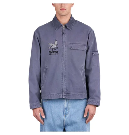 by Parra Twilled Bird Wheel Jacket (Grau)