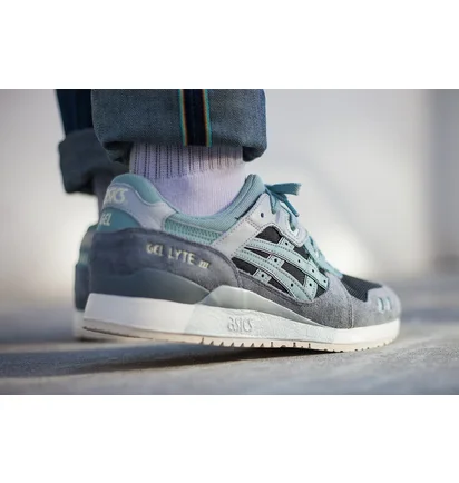 Asics Gel-Lyte III 'Mesh Pack' (Schwarz / Hellblau)