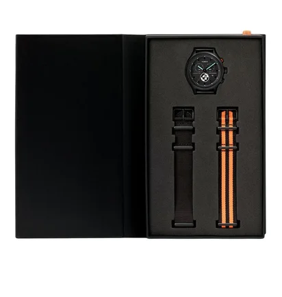 Carhartt WIP x Timex Range Allied Chronograph Aluminum (Schwarz / Orange)
