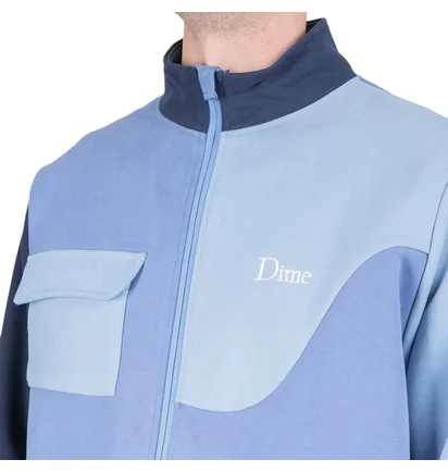 Dime Brushed Cotton Track Jacket (Blau)