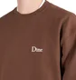 DIME Small Logo Crewneck (Braun)