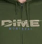 Dime Speedy Zip Hoodie (Grün)