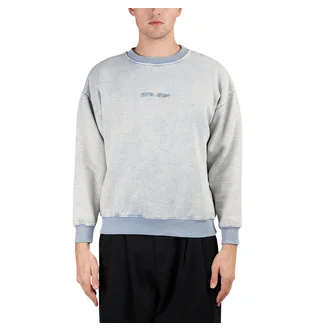 Fucking Awesome Little Stamp Snow Wash Crewneck (Blau)