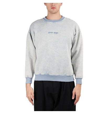 Fucking Awesome Little Stamp Snow Wash Crewneck (Blau)