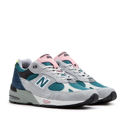 New Balance M991PSG Made in UK (Grau / Grün)