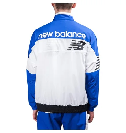 New Balance Athletics Windbreaker Pullover (Blau / Weiß)
