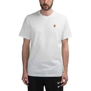 NikeCourt Tennis-T-Shirt (Weiß)