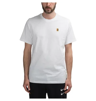 NikeCourt Tennis-T-Shirt (Weiß)