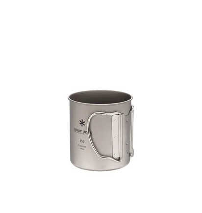 Snow Peak Titanium Single Wall 450 Mug (Silber)