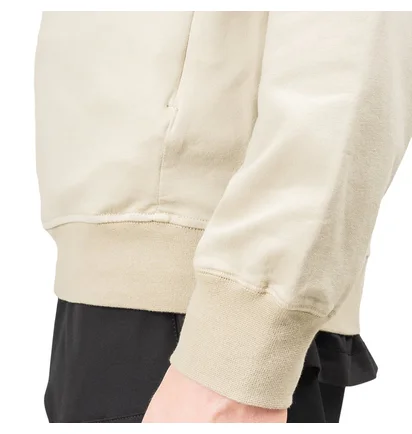 Stone Island Ghost Piece Cotton Stretch Fleece Hoodie (Beige)