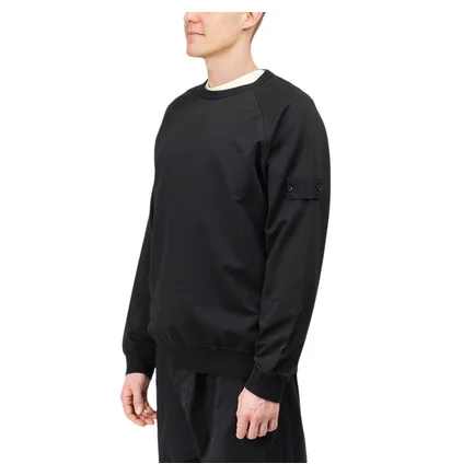 Stone Island Ghost Piece Sweatshirt (Schwarz)