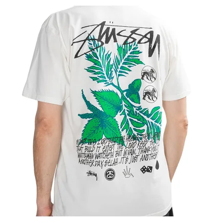Stüssy Bloom Pig. Dyed Tee (Weiß)
