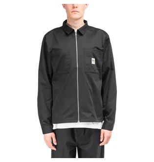 Stüssy Zip Up Work Shirt (Schwarz)