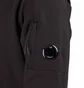 C.P. Company Diagonal Raised Fleece Crewneck Lens Sweatshirt (Schwarz)