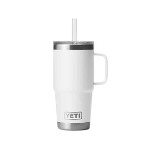 Yeti Rambler Straw Mug 25oz (739ml) (Weiss)