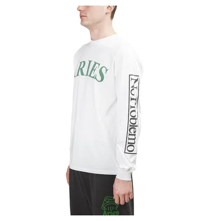 Aries Warriors Longsleeve (Weiß)