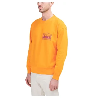 Aries Classic Temple Crewneck (Orange)