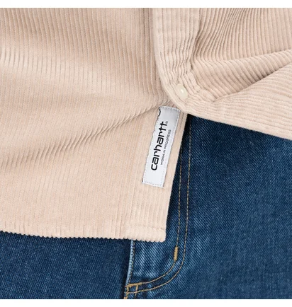 Carhartt WIP Longsleeve Madison Cord Shirt (Beige)