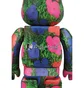 Medicom 1000% Andy Warhol Flowers Be@rbrick Toy