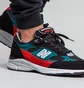New Balance M 9919SCF - Made in England '.9 Pack' (Schwarz / Rot / Türkis)