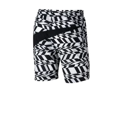 Nike NSW Printed Swoosh Woven Shorts (Weiß / Schwarz)