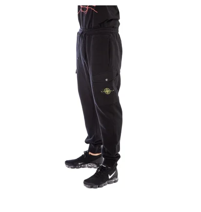 Stone Island Cargo Fleece Pants (Schwarz)