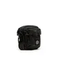 Stone Island Mussola Gommata Canvas Print Bumbag (Schwarz)