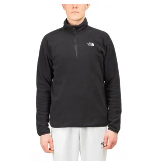 The North Face 100 Glacier 1/4 Zip Fleece Pullover (Schwarz)