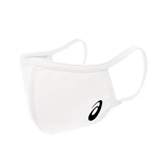 Asics Sportstyle Face Cover Logo Mask (Weiß)