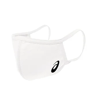 Asics Sportstyle Face Cover Logo Mask (Weiß)