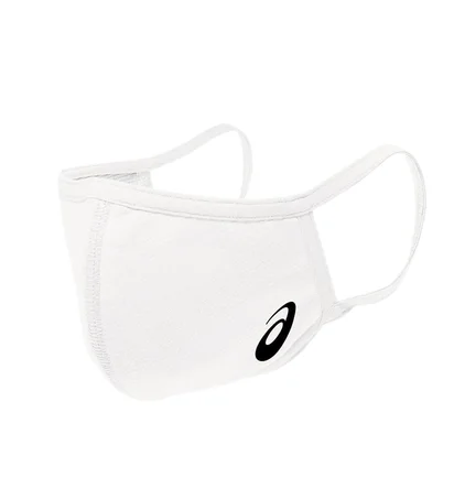 Asics Sportstyle Face Cover Logo Mask (Weiß)