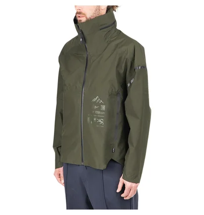 adidas Parley Myshelter Rain Jacket (Olive)