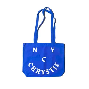 Chrystie NYC Smile Tote Bag (Blau)
